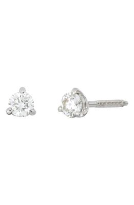 Bony Levy Kids' 18K Gold & Diamond Stud Earrings in 18K White Gold - 0.15Ctw