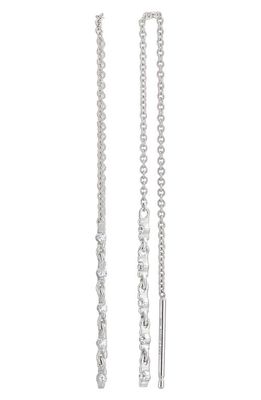 Bony Levy Liora Diamond Threader Earrings in 18K White Gold