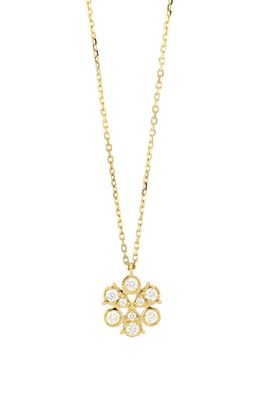 Bony Levy Maya Diamond Cluster Pendant Necklace in 18K Yellow Gold