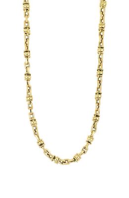 Bony Levy Men's 14K Gold Disc Link Necklace in 14K Yellow Gold