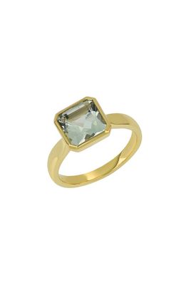 Bony Levy Prasiolite Ring in Yellow Gold