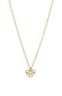 Bony Levy Simple Obsession Pave Diamond Heart Pendant Necklace in 18K Yellow Gold