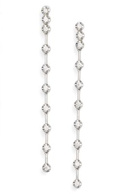 Bony Levy Stiletto Diamond Linear Earrings in White Gold/Diamond