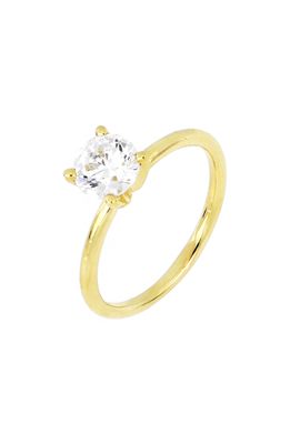 Bony Levy Thin Shank Solitaire Engagement Ring Setting in Yellow Gold