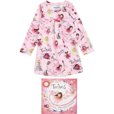 Books to Bed Twinkle Nightgown & Book Set in Pink 