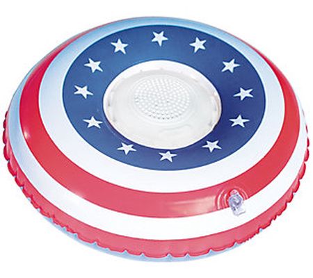 Boom Float American Flag Waterproof Wireless Sp eaker