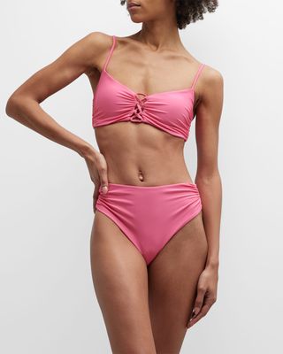 Bora Lace-Up Bikini Top