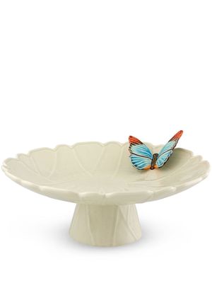 Bordallo Pinheiro 'Cloudy Butterflies' cake-stand - White