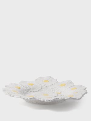 Bordallo Pinheiro - Daisies Earthenware Centrepiece - White Multi