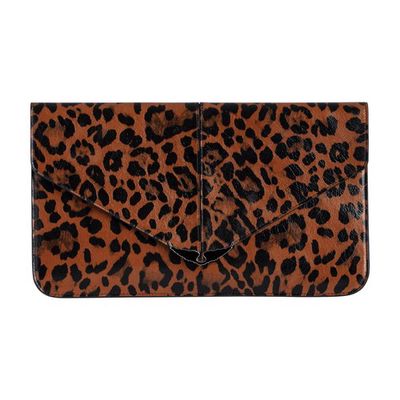 Borderline Leopard Clutch