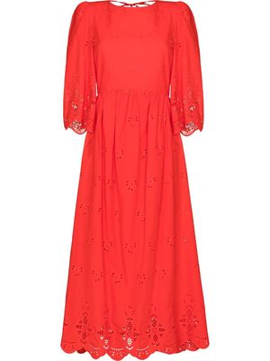 Borgo De Nor cut-out detail dress - Red