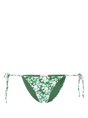 Borgo De Nor floral-print bikini bottoms - Green