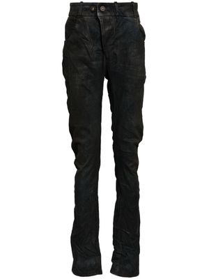 Boris Bidjan Saberi distressed skinny jeans - Blue