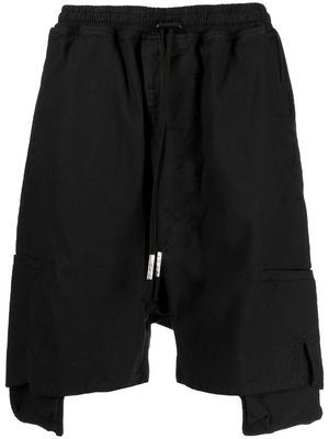 Boris Bidjan Saberi drawstring track shorts - Black