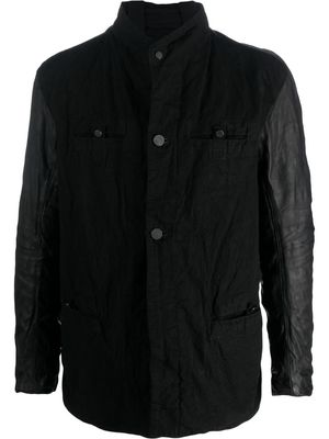 Boris Bidjan Saberi front press-stud fastening jacket - Black