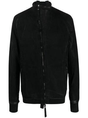 Boris Bidjan Saberi high-neck cotton lightweight jacket - Black