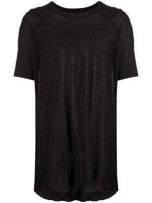 Boris Bidjan Saberi raglan-sleeve cotton T-shirt - Black