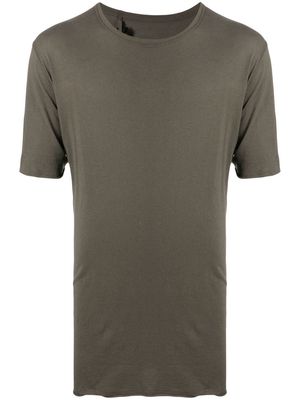 Boris Bidjan Saberi rear pull-tab detail T-shirt - Green
