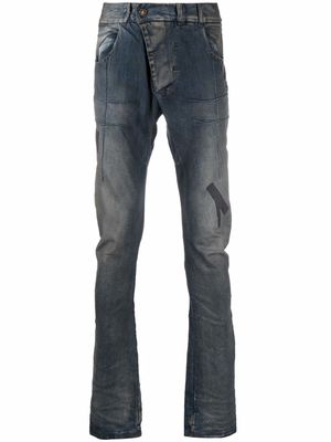 Boris Bidjan Saberi skinny-cut denim jeans - Blue