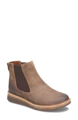 Børn Faline Wedge Chelsea Boot in Taupe Distressed