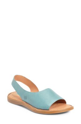 Børn Inlet Sandal in Turquoise Leather