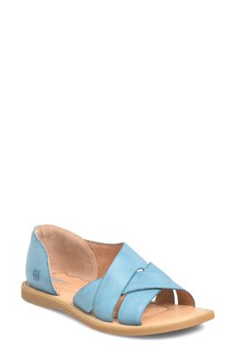 Børn Ithica Strappy Sandal in Teal F/G