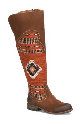 Børn Lucero Over the Knee Boot in Brown Combo