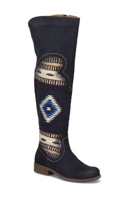 Børn Lucero Over the Knee Boot in Navy Combo