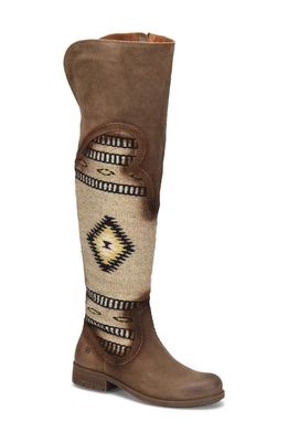 Børn Lucero Over the Knee Boot in Taupe Combo