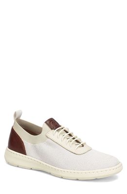 Børn Marius Knit Sneaker in White Brown Knit