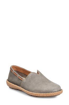 Børn Naya Leather Loafer in Grey N/B