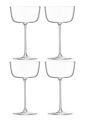 Borough 4-Piece Cocktail Saucer Set