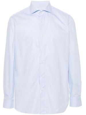 Borrelli checked cotton shirt - Blue