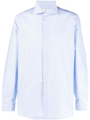 Borrelli cotton long-sleeve shirt - Blue
