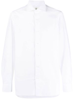 Borrelli cotton long-sleeve shirt - White