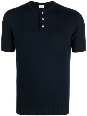 Borrelli knitted cotton T-shirt - Blue