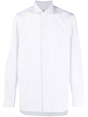 Borrelli long-sleeve striped shirt - White