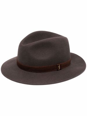 Borsalino Alessandria felted wool hat - Brown
