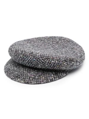 Borsalino bead-embellished pull-on beret - Grey