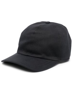 Borsalino curved-peak cotton-blend cap - Blue