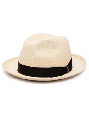 Borsalino Federico Panama straw hat - Neutrals