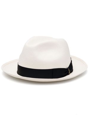 Borsalino Federico Panama straw hat - White