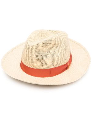 Borsalino Federico Panama straw-woven hat - Neutrals