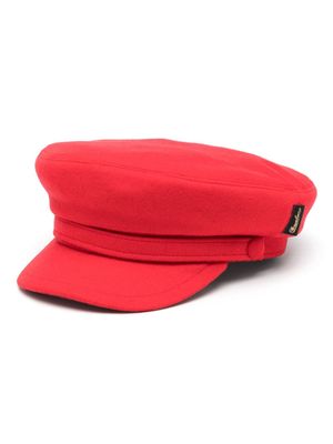 Borsalino logo-patch sailor cap - Red