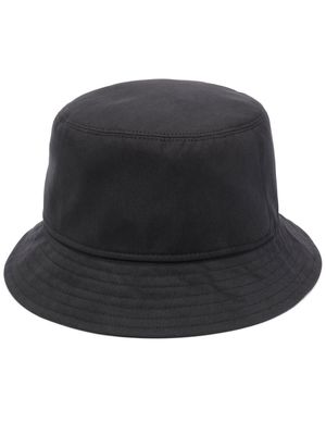 Borsalino logo-tag bucket hat - Black