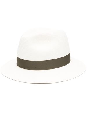 Borsalino Monica Panama straw hat - White