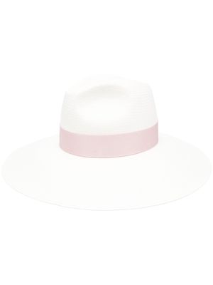 Borsalino Sophie panama sun hat - White