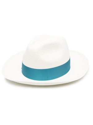 Borsalino straw Panama hat - White