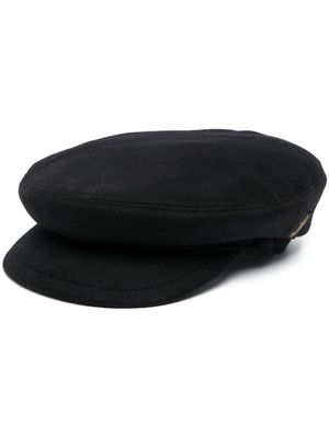Borsalino wool baker boy hat - Black