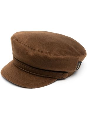 Borsalino wool baker boy hat - Brown